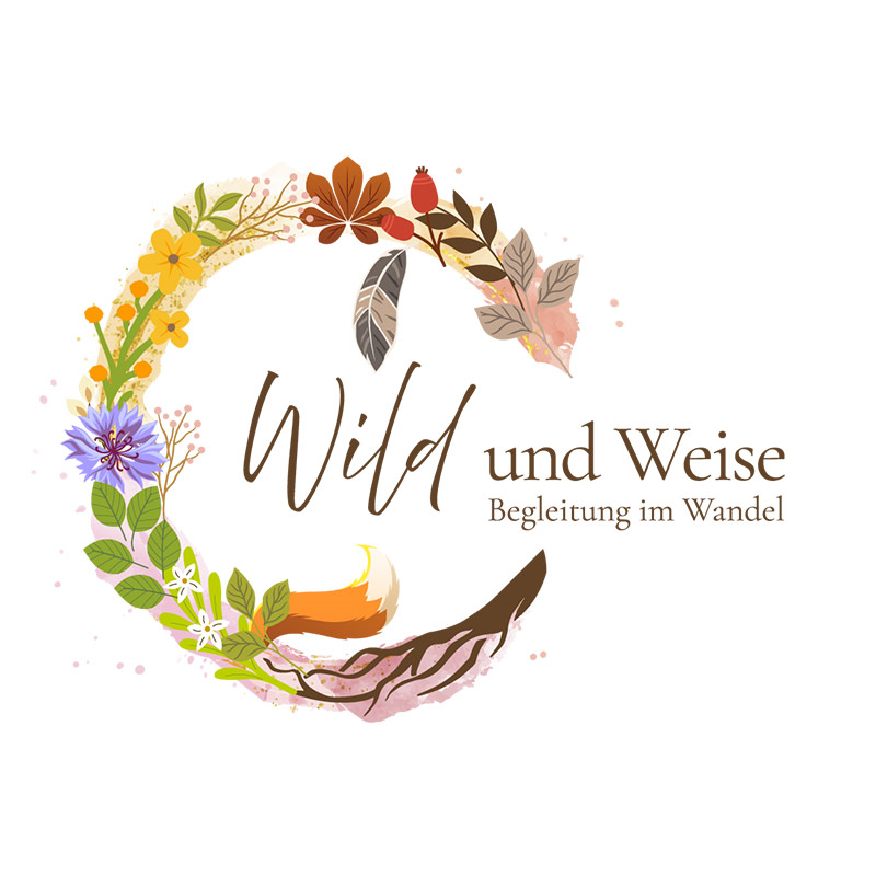 schamanische-energiearbeit Logodesign Frauenkreis und Jahreskreis